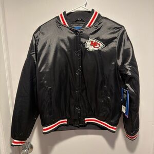 NFL Kansas City Chiefs Black Bomber Jacket